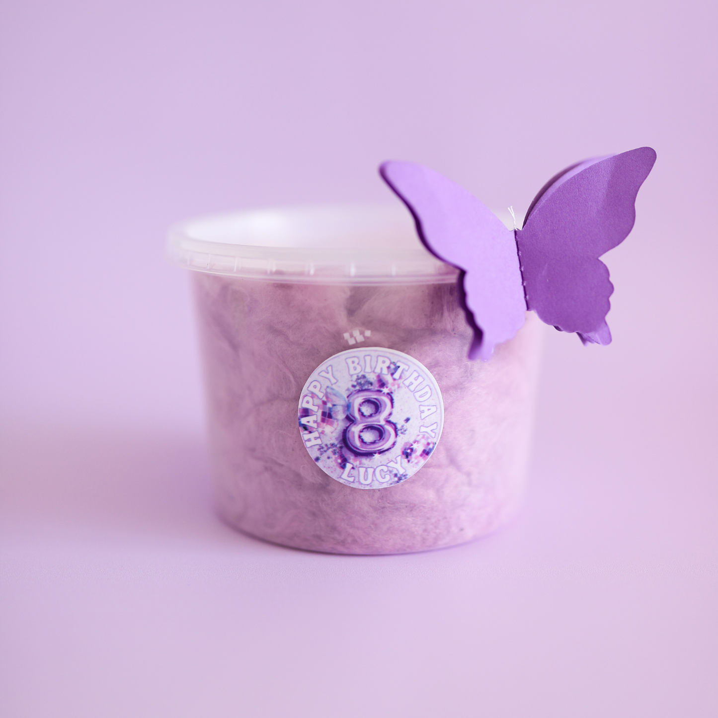 Custom Cotton Candy Mini Tubs (Minimum Twenty)
