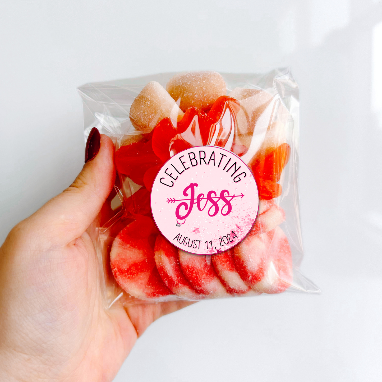 Custom Stickered Candy Bags