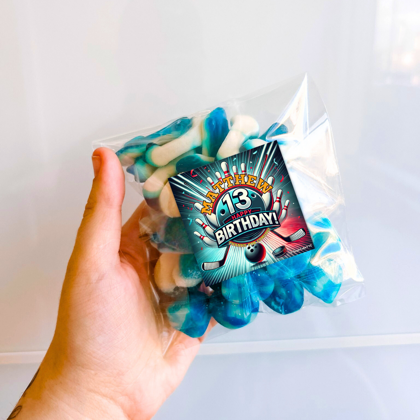 Custom Stickered Candy Bags
