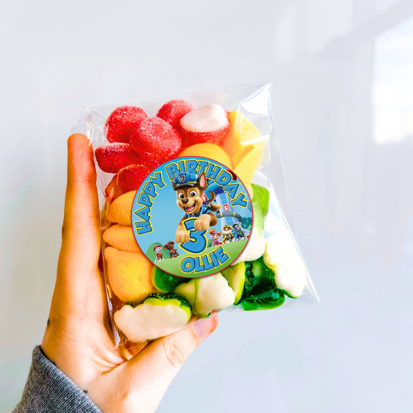 Custom Stickered Candy Bags