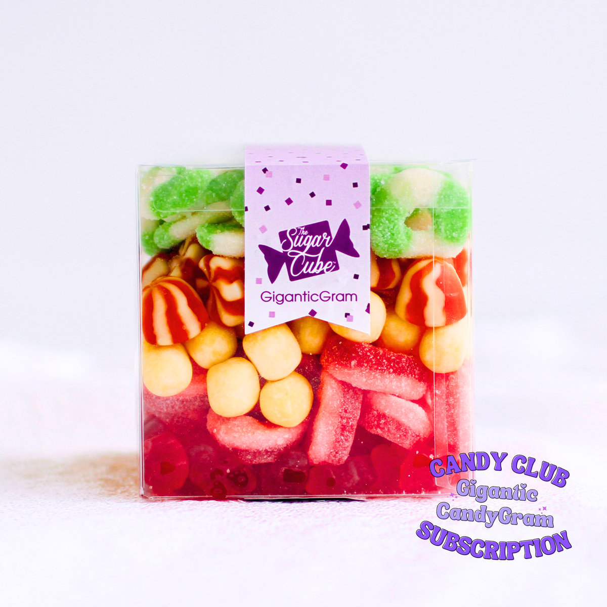 *SUBSCRIPTION* The Candy Club Monthly Gigantic CandyGram Cube Subscr The Sugar Cube