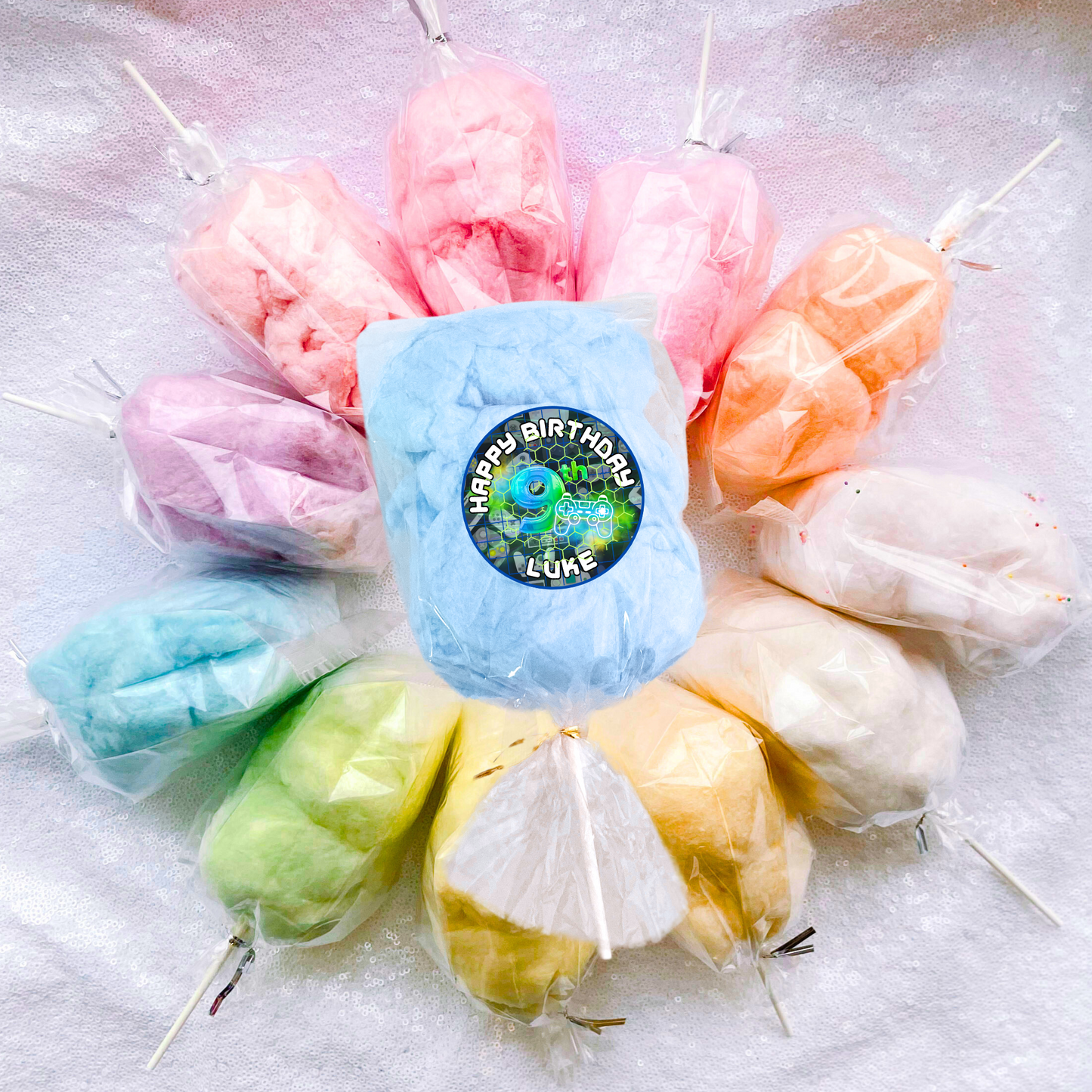 Custom Cotton Candy Bags
