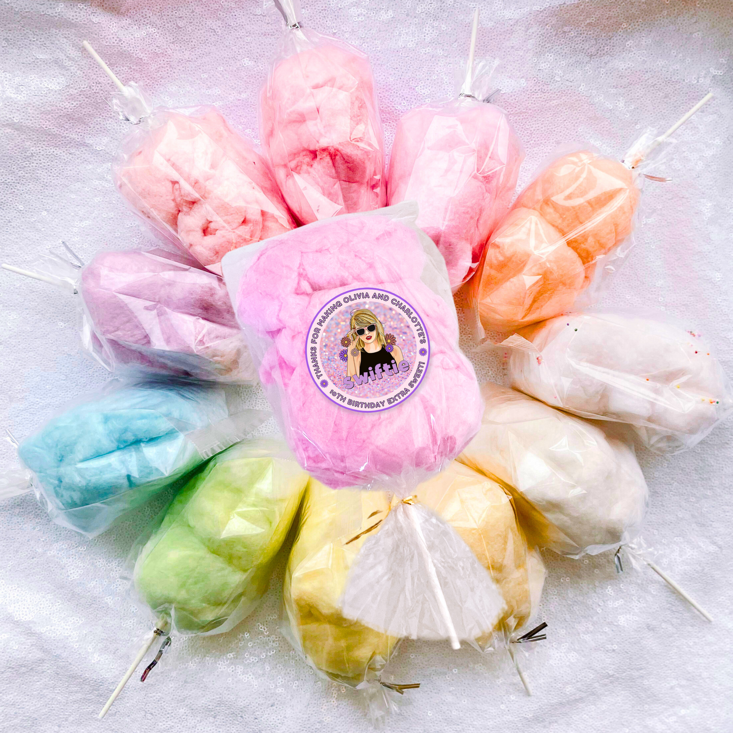 Custom Cotton Candy Bags