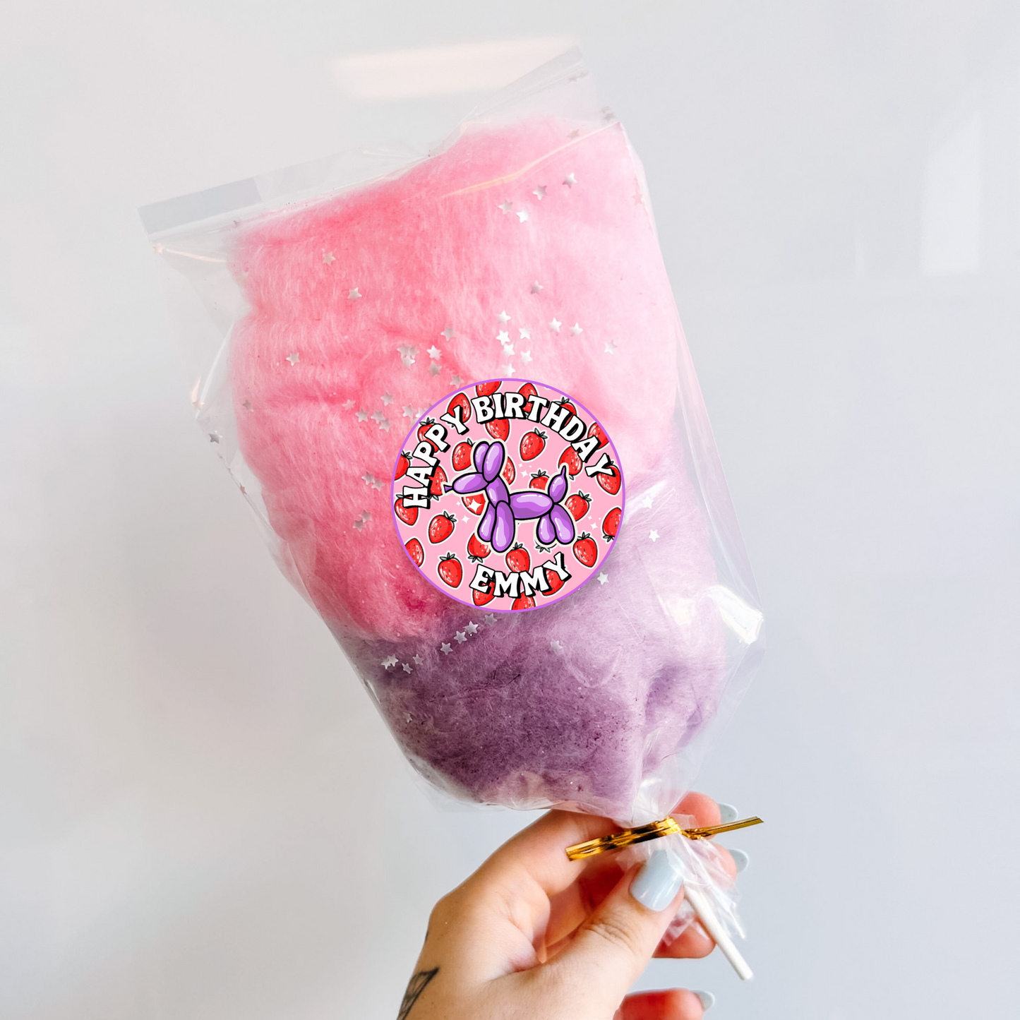 Custom Cotton Candy Bags