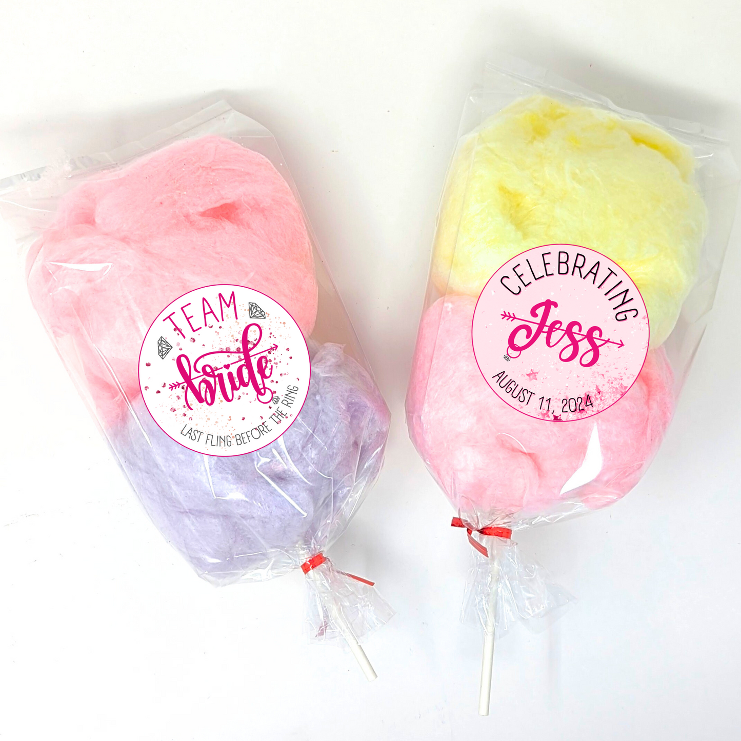 Custom Cotton Candy Bags