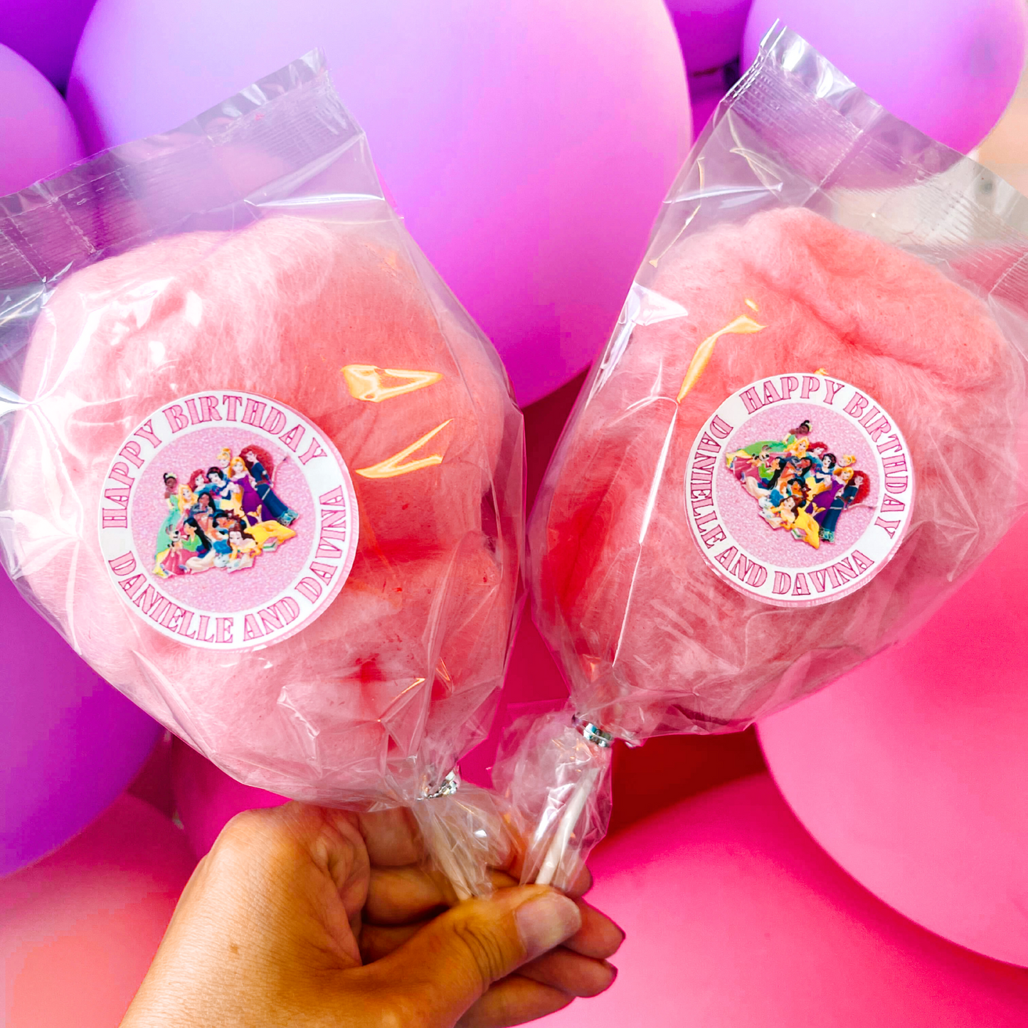 Custom Cotton Candy Bags