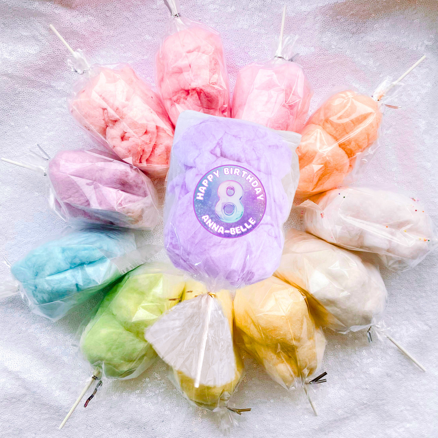 Custom Cotton Candy Bags
