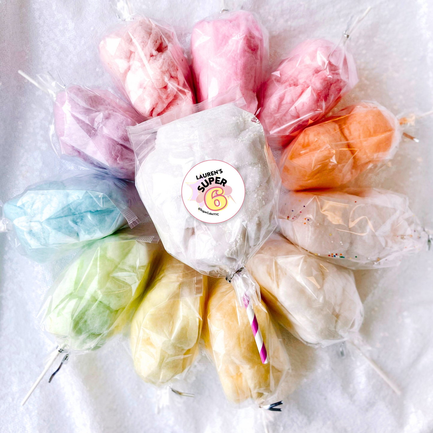 Custom Cotton Candy Bags