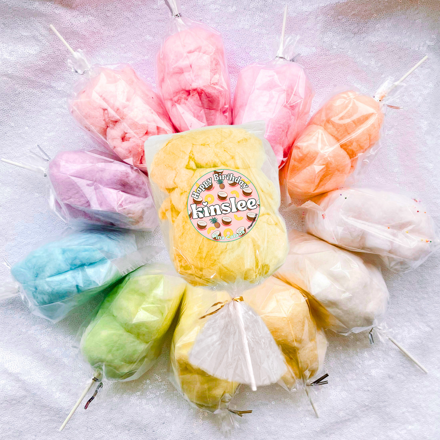 Custom Cotton Candy Bags