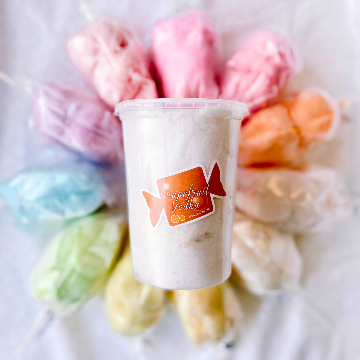 Liquor Cotton Candy Tubs