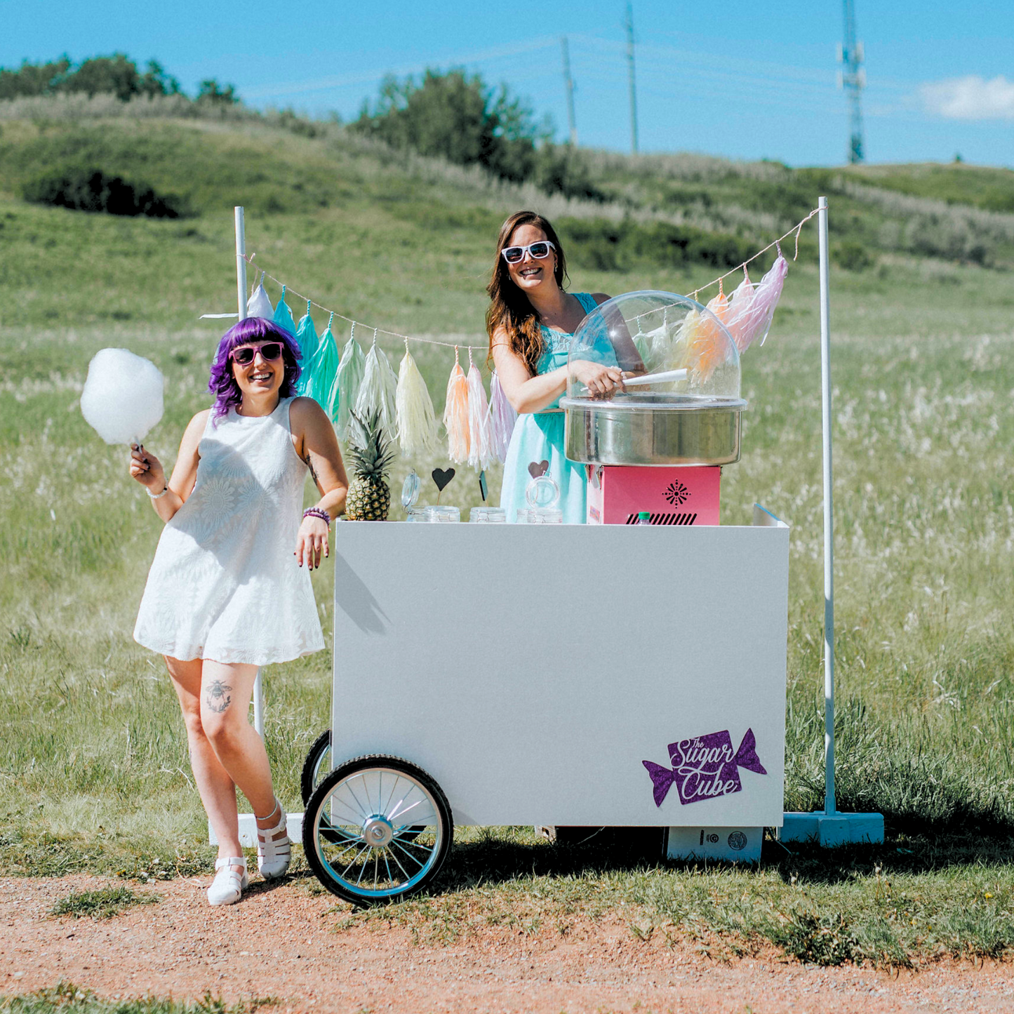 Our Live Cotton Candy Cart Experience