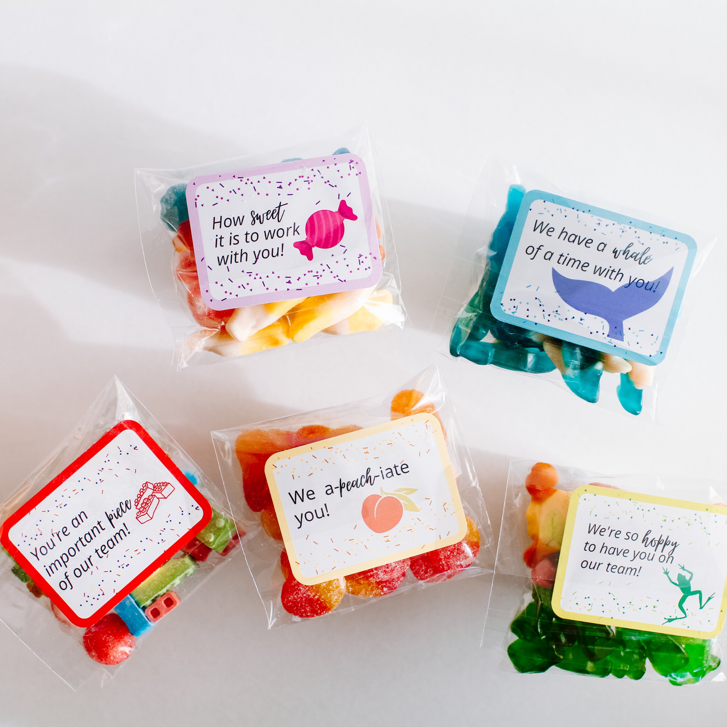 Employee Appreciation Sayings Using Candy