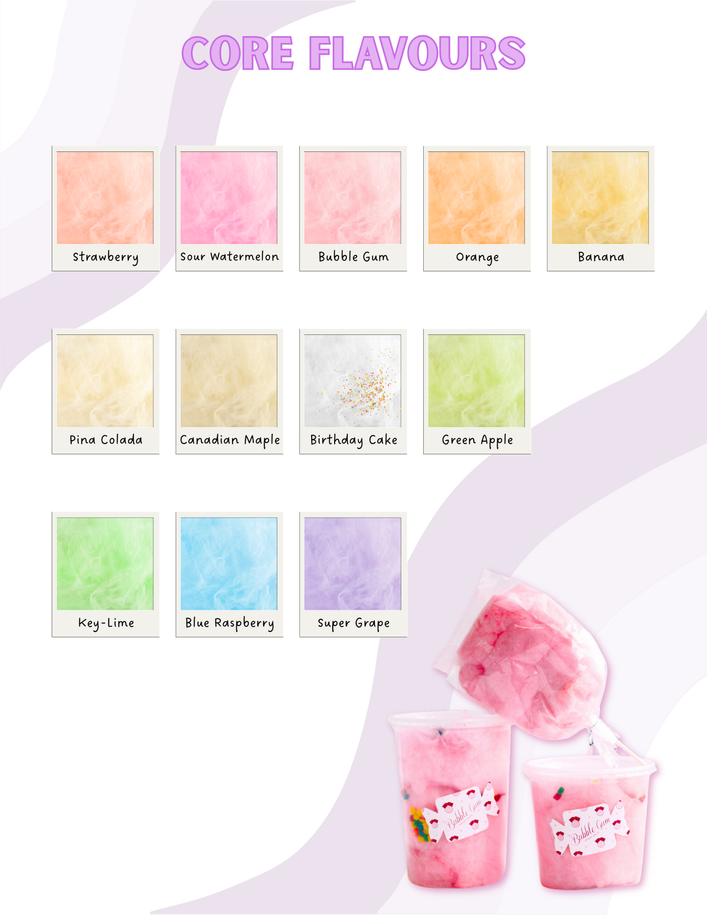 Cotton Candy Mini Bags
