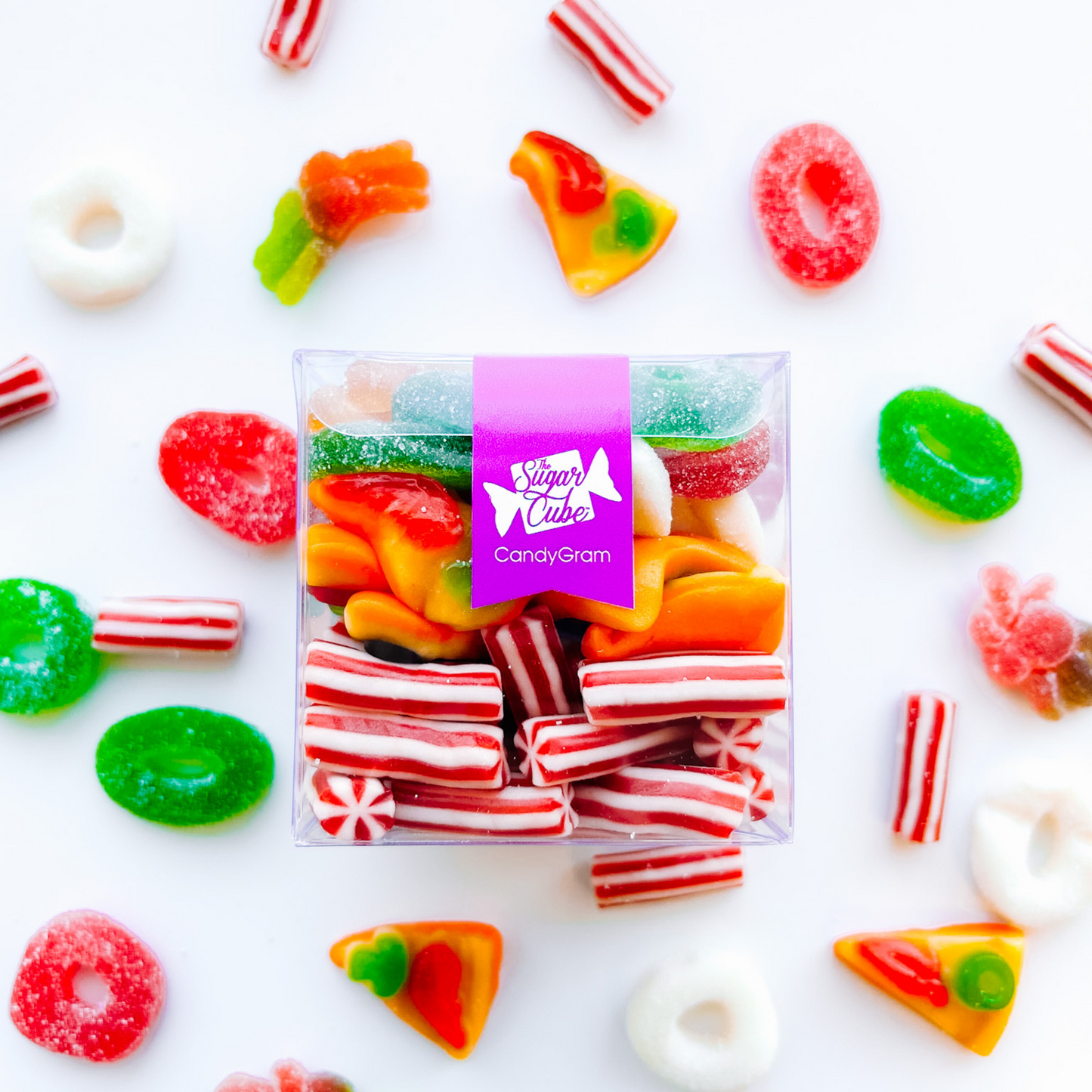 Regular holiday CandyGram featuring the bright and colourful Home Alone Christmas candy mix