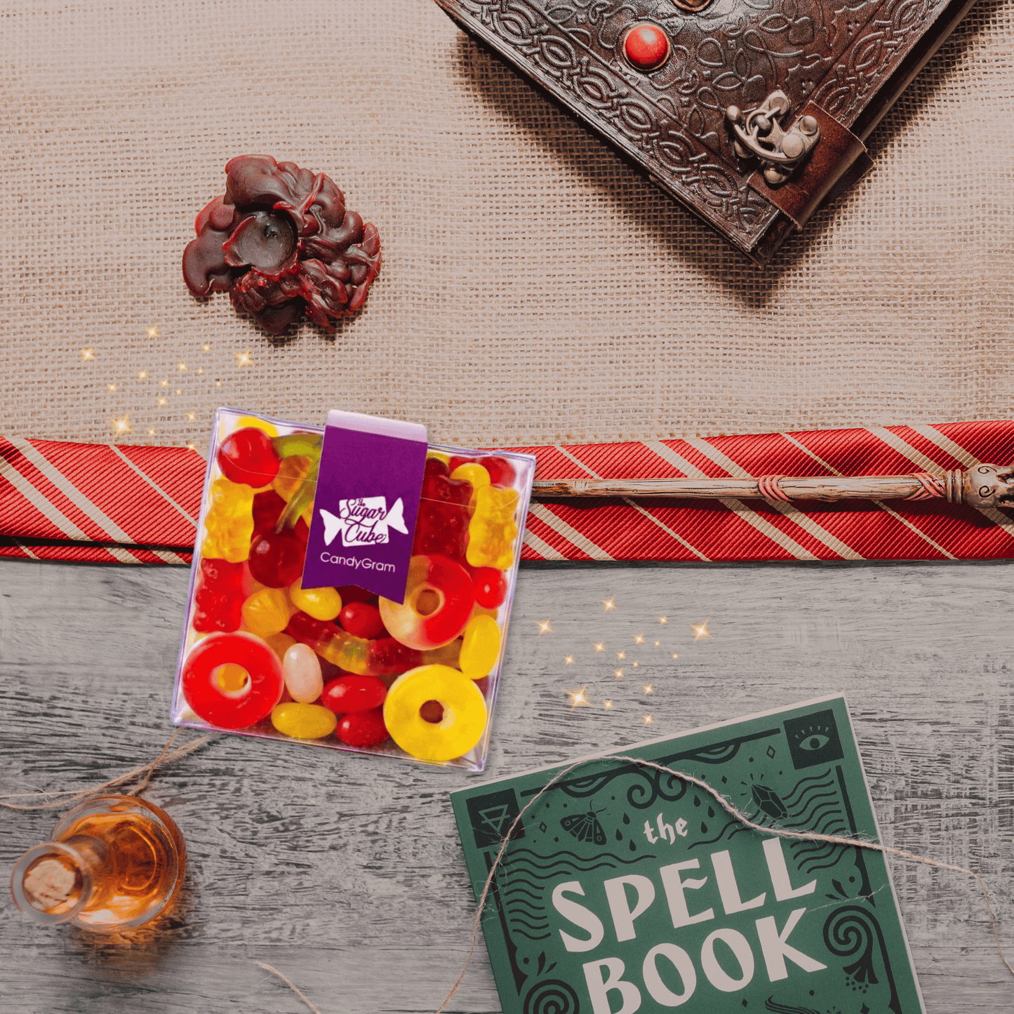 Gryffindor Hogwarts House Regular CandyGram filled with red and yellow candy