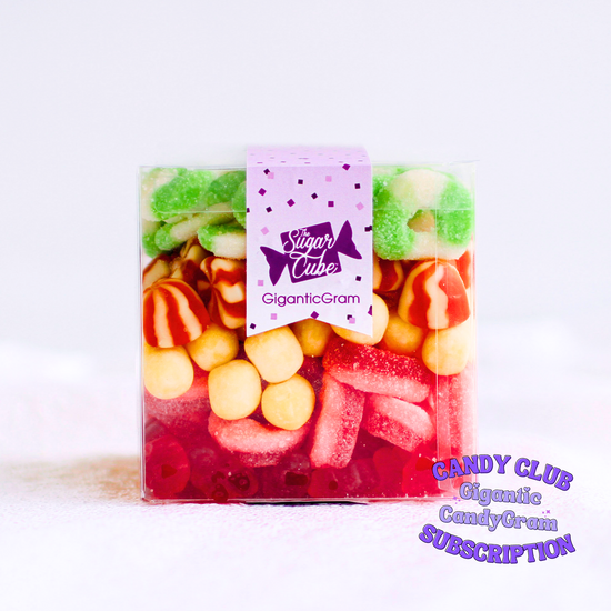 Load image into Gallery viewer, *SUBSCRIPTION* The Candy Club - Monthly Gigantic CandyGram Cube Subscription
