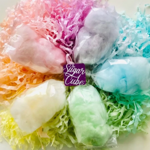 Overstock - Mini Cotton Candy Bags - Watermelon (Pink)