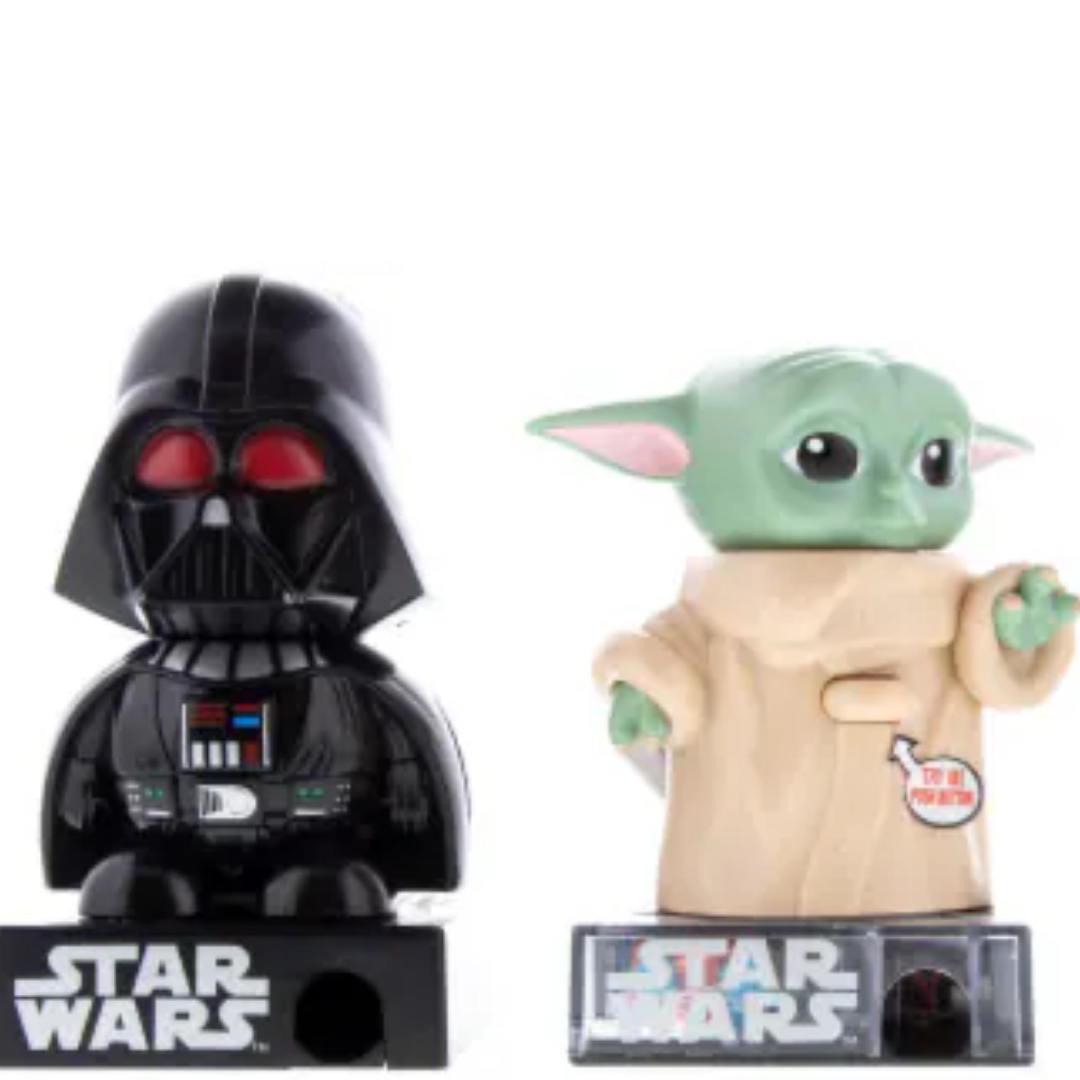 Grogu and Darth Vader Star Wars Candy Dispensers